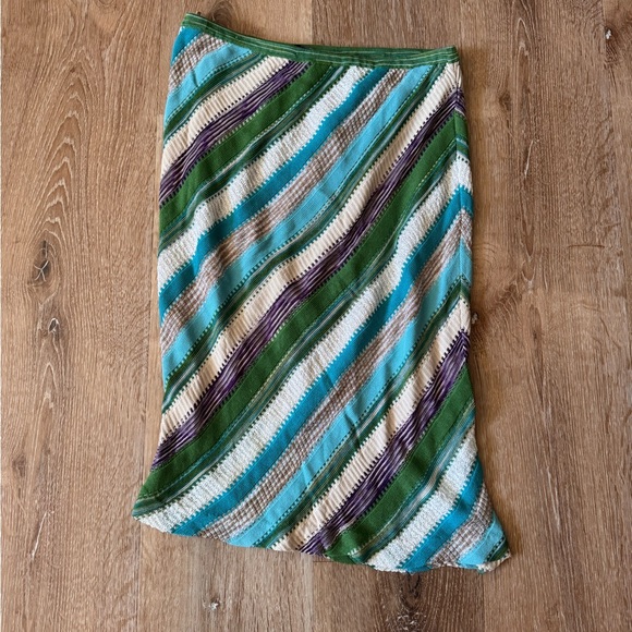 M for Missoni MisStriped Multicolor Women's Skirt Size 8 - Picture 3 of 4